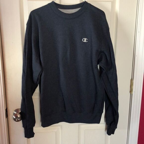 Men’s blue Champion ECO sweatshirt sz M - Picture 1 of 3